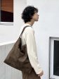 Vintage Large Suede Tote Bag Online Sale