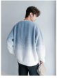 V-Neck Gradient Knit Pullover on Sale