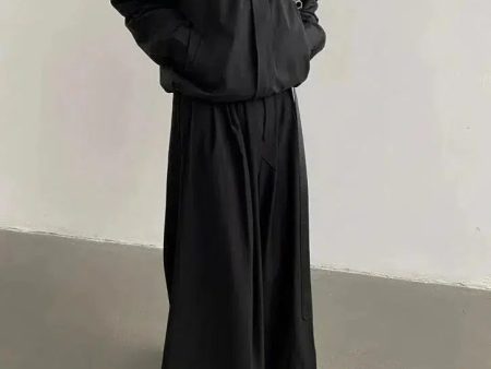 Wide-Leg Flowing Drape Pants Online