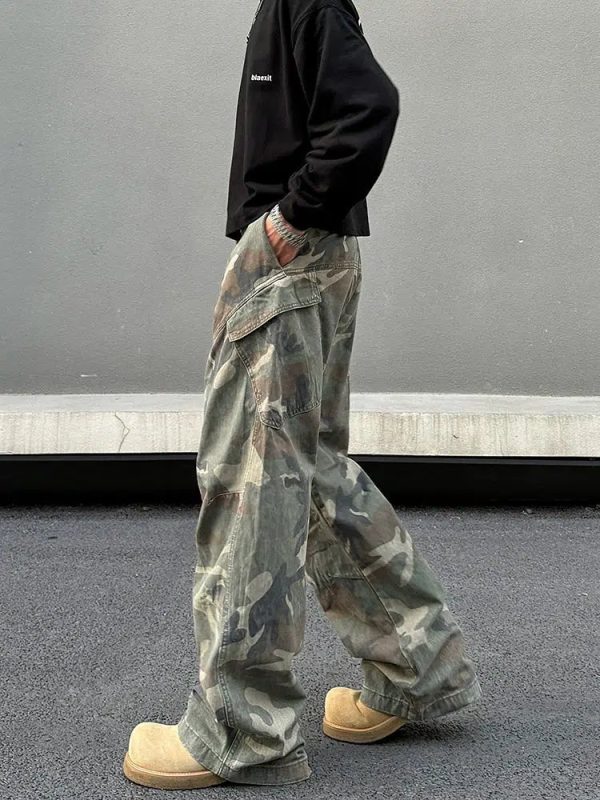 Camouflage Cargo Multi-pocket Pants Sale