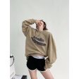 Casual Long Sleeve Oversized Sweatshirt Online Sale