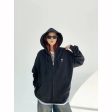 Casual Hooded Zip-Up Coat Online