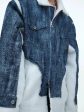 Two-piece Denim Patchwork Jacket For Cheap