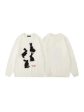 Bunny Pattern Round Neck Sweater Hot on Sale