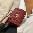 Turn Lock Closure Quilted Crossbody Bag Online Sale