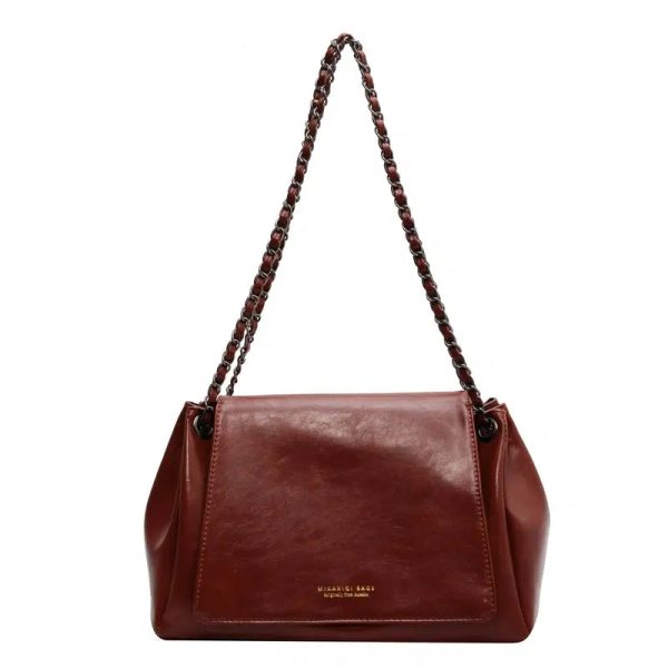 Chain Strap Leather Tote Bag Cheap