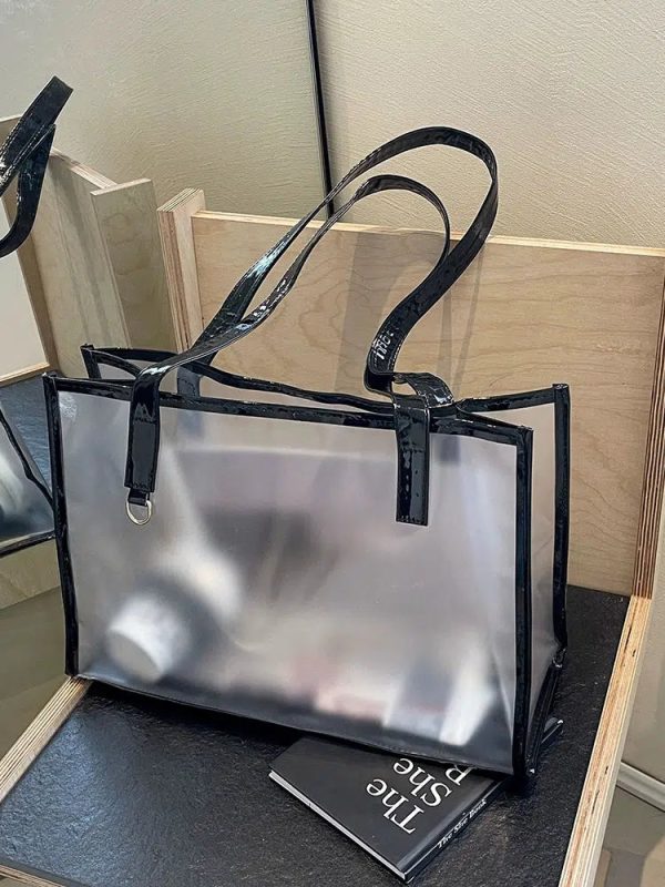 Transparent Glossy Tote Bag Online Sale