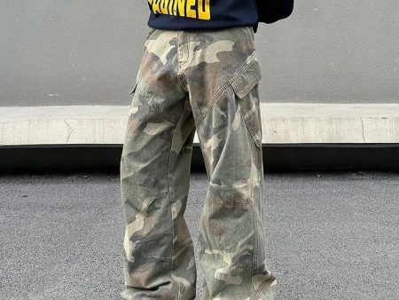 Camouflage Cargo Casual Pants Online now