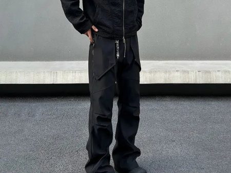 Black Slim Fit Cargo Pants For Sale