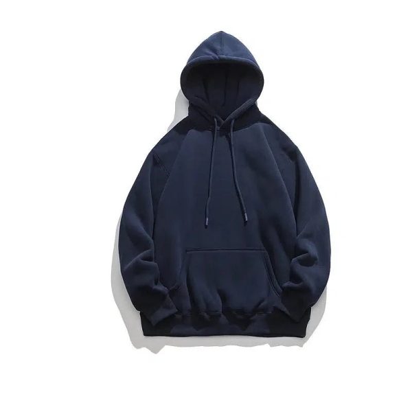 Basic Hooded Plus Velvet Bottoming Sweatshirt Online