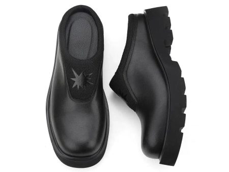 Thick-soled Slip-On Crocs with Star Design Online