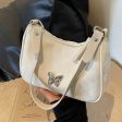 Butterfly Decor Shoulder Bag Hot on Sale