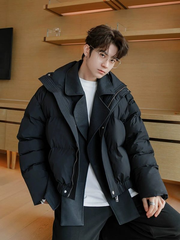 Two-piece Hooded Winter Jacket Fashion