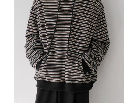 Casual Striped Hoodie Supply