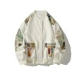 Vintage Patchwork Bomber Jacket Hot on Sale