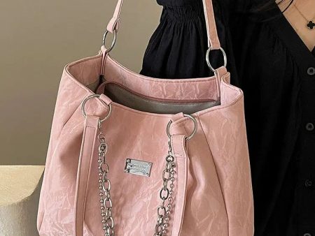 Chain Accent Shoulder Bag Online Hot Sale