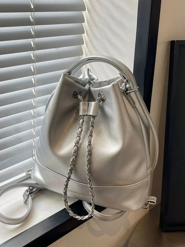 Chain Drawstring Shoulder Bag Supply