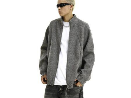 Zipper Knitwear Jacket Sale