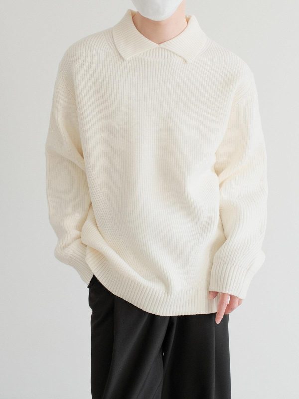 Wool Blend Knit Sweater Sale