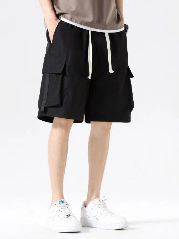 Casual Loose Drawstring Cargo Shorts Hot on Sale