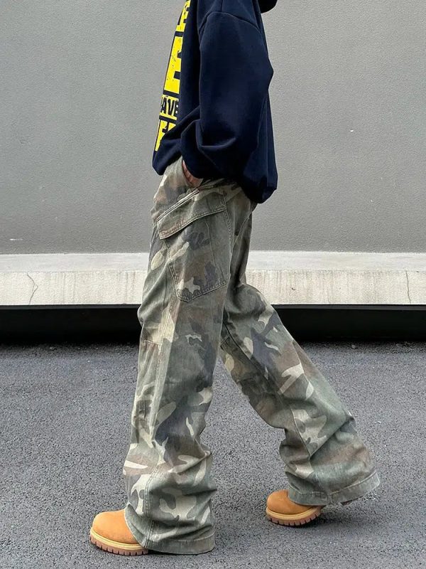 Camouflage Cargo Casual Pants Online now