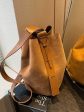 Adjustable Strap Suede Bucket Bag For Discount