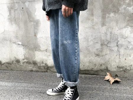 Women s Loose-Fit Denim Pants For Discount