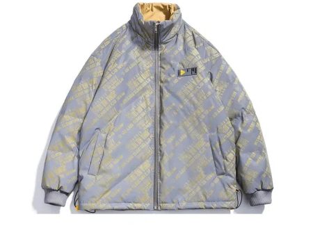 Stylish Printed Down Jacket Hot on Sale