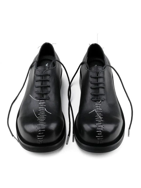 Casual Leather Lace-Up Shoes Online Sale