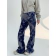 Casual Tie-Dye Flared Pants on Sale