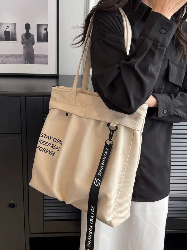 Stylish Slogan Tote Bag Online now