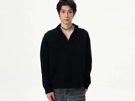 V-neck Knitwear Pullover Cheap