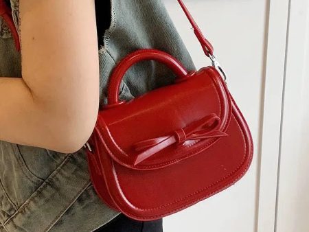 Bow Decoration Small Square Handbag Online Hot Sale