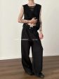 Wide-Leg Pleated Trousers Online Sale