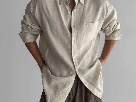 Button-down Linen Shirt Fashion