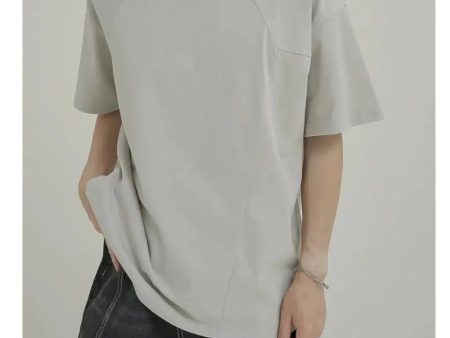 Asymmetrical Shoulder Line T-shirt Online