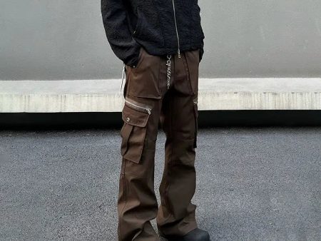 Zipper Pockets Casual Cargo Pants Sale