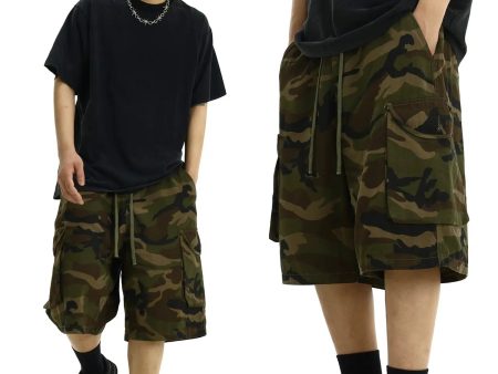 Camo Cargo Casual Shorts For Cheap