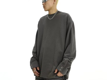 Button Cuffs Long Sleeve Shirt Online now