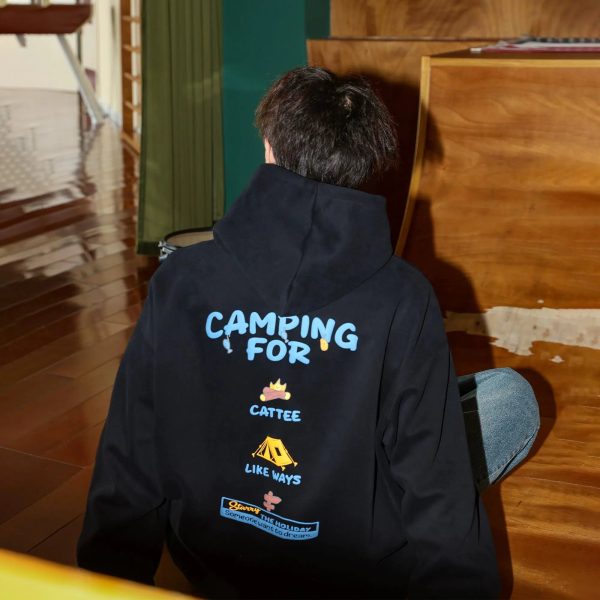 Camping Graphic Hoodie Online Hot Sale