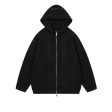 Cable Knit Hooded Zip-Up Cardigan Jacket Discount