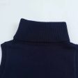 Turtleneck Sleeveless Knit Top For Sale