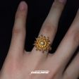 Sunflower Sparkle Ring Online