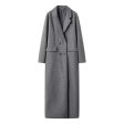 Women Double-Breasted Long Wool Coat For Discount