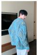 Wool Pattern Knitted Cardigan For Cheap