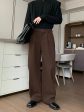 Wide-Leg Pants with Tailored Fit Online Hot Sale