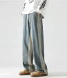 Wide-Leg Drawstring Gradient Jeans Sale