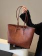 Vintage Large Leather Tote Bag on Sale