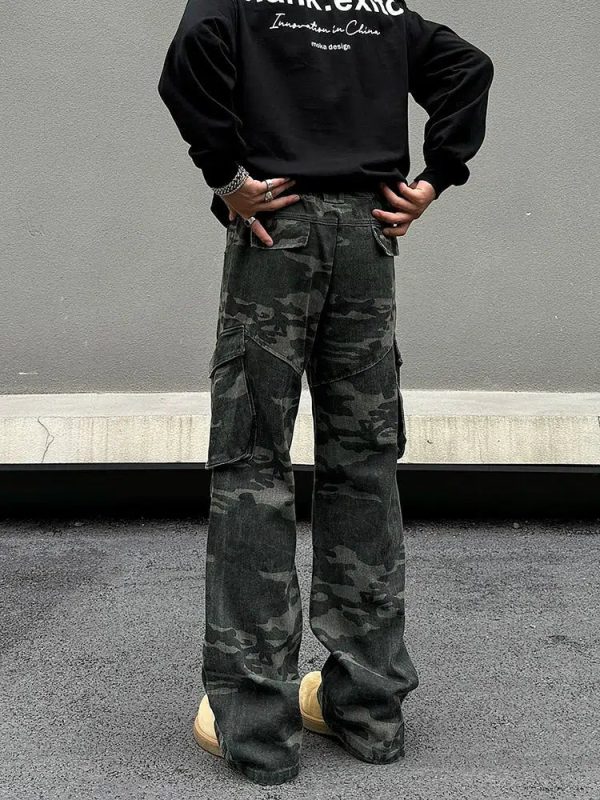 Camouflage Cargo Pocket Pants Supply