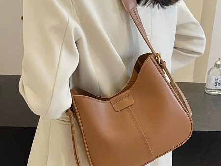 Adjustable Strap Shoulder Leather Bag Discount